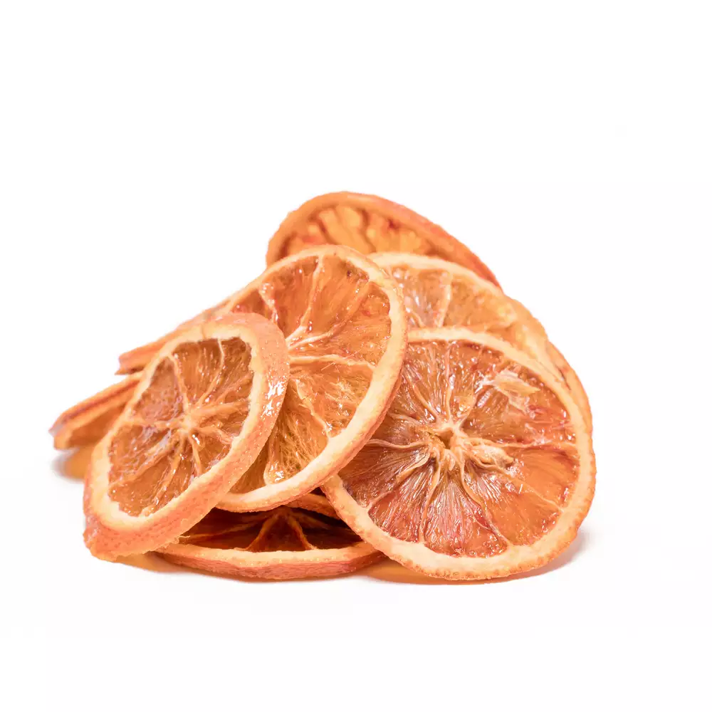 یک مشت پرتقال شهدی با پیش زمینه سفید