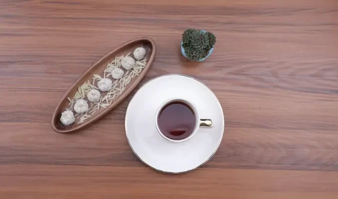 طرز تهیه ترافل نارگیل و کره بادام درختی