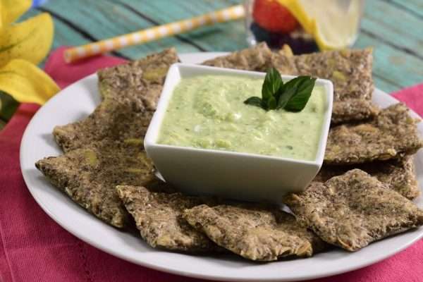 طرز تهیه بیسکوئیت مغز با دیپ آووکادو