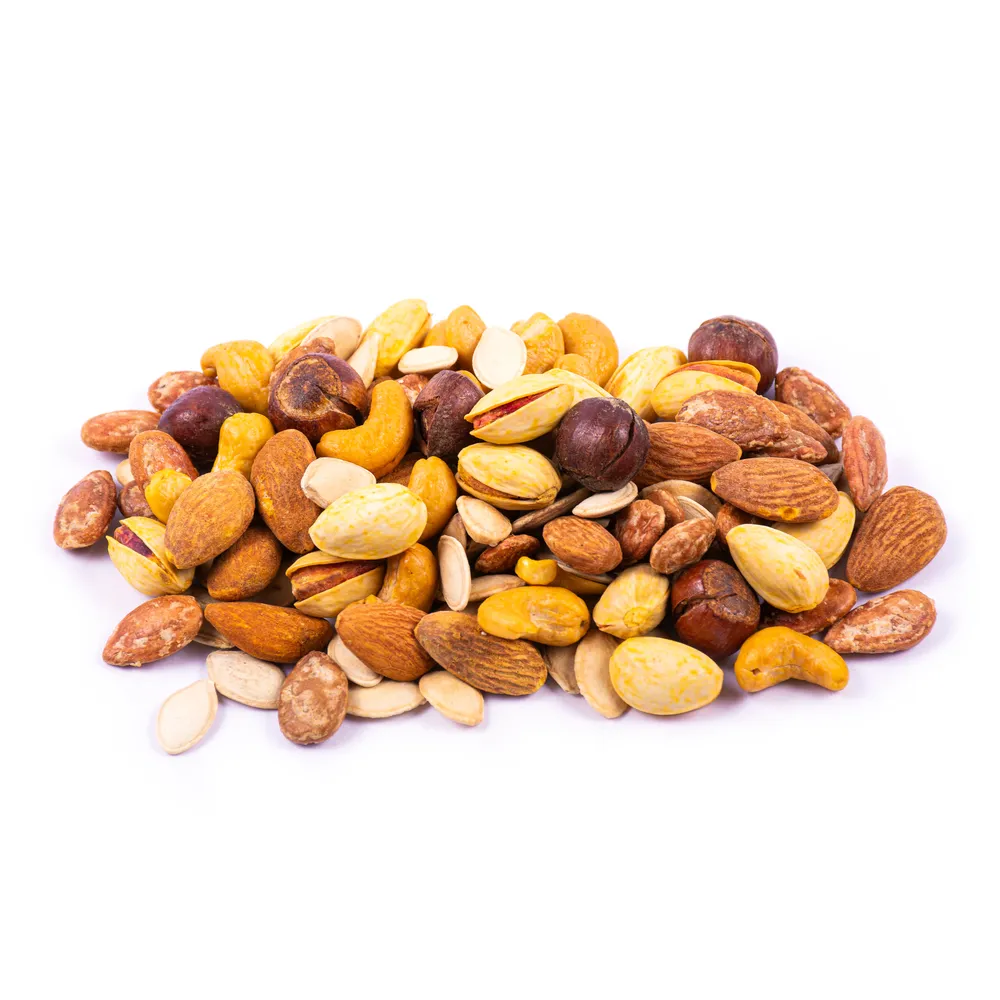 economic-nowruz-nuts-mix-barjil in white background