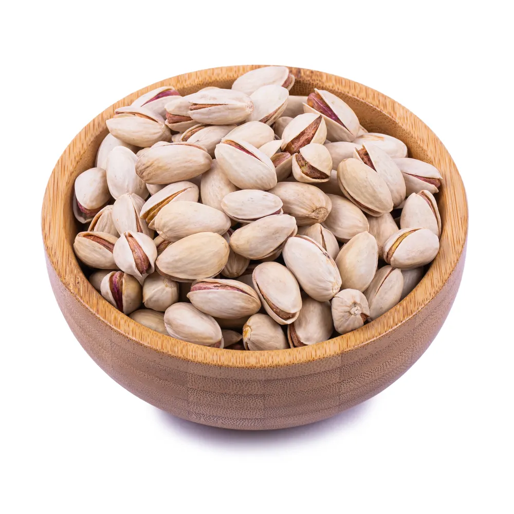 economic-raw-ahmad-aghaei-pistachios-barjil- in wooden bowl