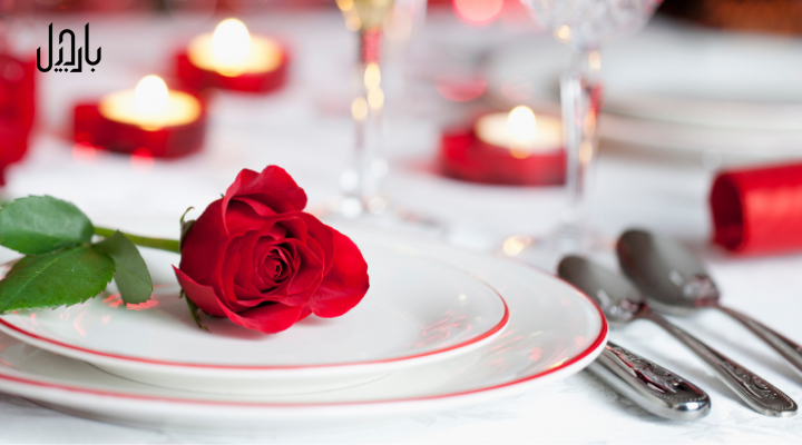 میز شام رمانتیک
