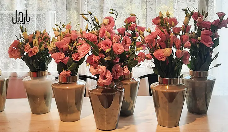 six-vases-with-pink-flowers