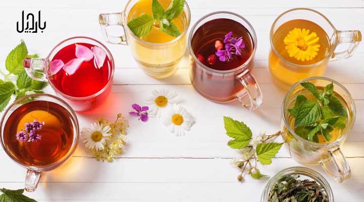 چند لیوان انواع دمنوش ارامشبخش